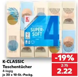 Kaufland K-CLASSIC Taschentücher Angebot