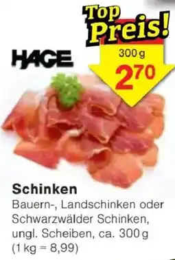 Jawoll HAGE Schinken Angebot