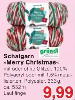 Jawoll Schalgarn »Merry Christmas« Angebot