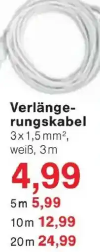 Jawoll Verlängerungskabel Angebot