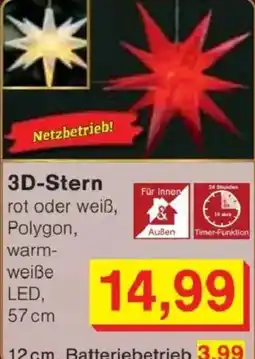 Jawoll 3D-Stern Angebot