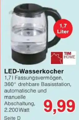 Jawoll LED-Wasserkocher Angebot