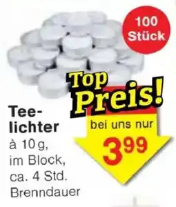 Jawoll Tee-lichter Angebot