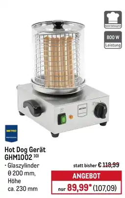 METRO METRO Hot Dog Gerät Angebot