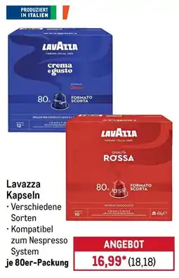 METRO Lavazza Kapseln Angebot