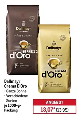 METRO Dallmayr Crema D'Oro Angebot