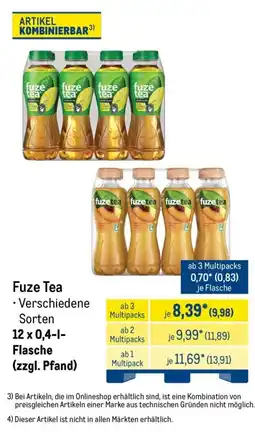 METRO Fuze Tea Angebot