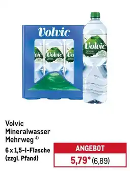 METRO Volvic Mineralwasser Mehrweg Angebot