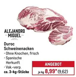 METRO ALEJANDRO MIGUEL Duroc Schweinenacken Angebot