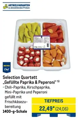 METRO Selection Quartett „Gefüllte Paprika & Peperoni“ Angebot