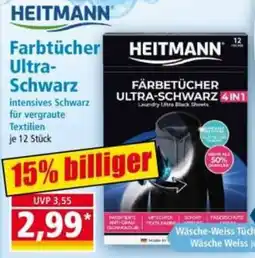 Norma HEITMANN Färbetücher Ultra-Schwarz Angebot