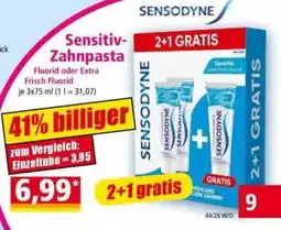 Norma Sensodyne Sensitiv-Zahnpasta Angebot