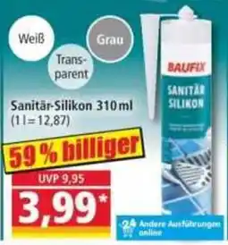 Norma BAUFIX Sanitär-Silikon Angebot