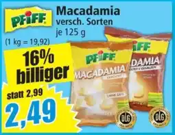 Norma Priff Macadamia Angebot