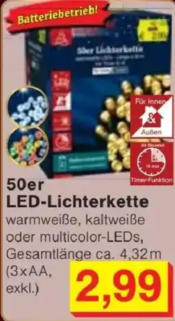 Jawoll 50er LED-Lichterkette Angebot