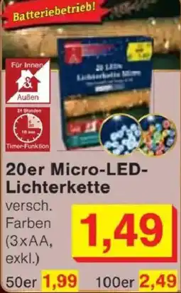 Jawoll 20er Micro-LED-Lichterkette Angebot