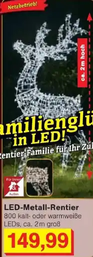 Jawoll LED-Metall-Rentier Angebot