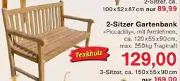Jawoll 2-Sitzer Gartenbank »Piccadilly«, mit Armlehnen Angebot
