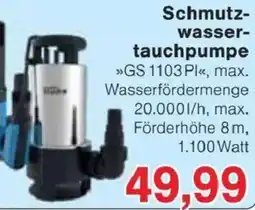 Jawoll Gude Schmutzwassertauchpumpe Angebot