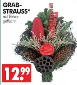 Wreesmann GRAB-STRAUSS* auf Birken-geflecht Angebot