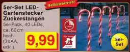 Jawoll LED-Gartenstecker Zuckerstangen Angebot