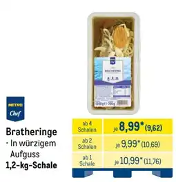 METRO METRO Chef Bratheringe Angebot