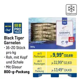 METRO Black Tiger Garnelen Angebot