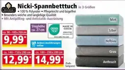 Norma Nicki-Spannbettuch DREAMTEX Angebot