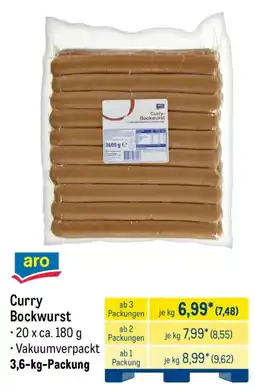 METRO aro Curry Bockwurst Angebot
