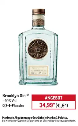 METRO Brooklyn Gin Angebot