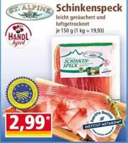 Norma Schinkenspeck ST. ALPINE Angebot