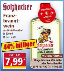 Norma Holzhaecker Franzbranntwein Arnika & Menthol Angebot