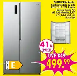 Möbel Boss GORENJE Kühl-Gefrierkombination Side-by-Side Angebot