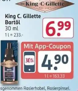 Rossmann King C. Gillette Bartöl Angebot