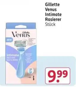 Rossmann Gillette Venus Intimate Rasierer Angebot