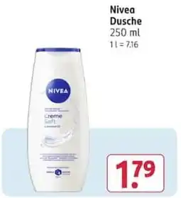 Rossmann Nivea Dusche Creme Soft Angebot