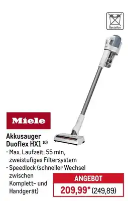 METRO Miele Akkusauger Duoflex HX1 Angebot