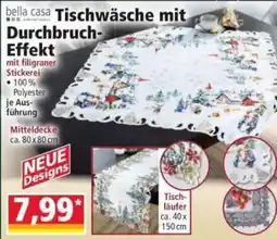 Norma bella casa Tischwäsche mit Durchbruch-Effekt Angebot
