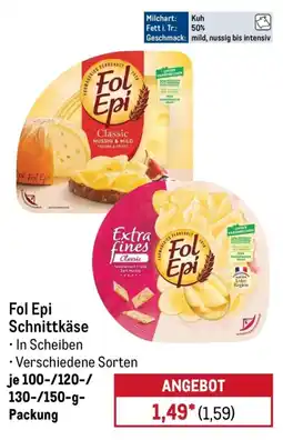 METRO Fol Epi Schnittkäse Angebot