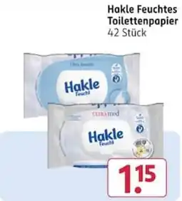 Rossmann Hakle Feuchtes Toilettenpapier Angebot