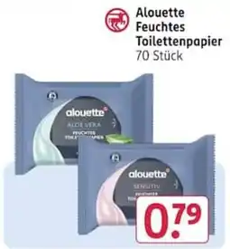 Rossmann Alouette Feuchtes Toilettenpapier Angebot