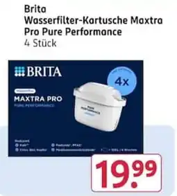 Rossmann Brita Wasserfilter-Kartusche Maxtra Pro Pure Performance Angebot