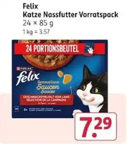 Rossmann Felix Katze Nassfutter Vorratspack Angebot