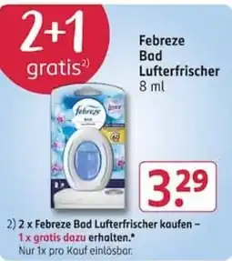 Rossmann Febreze Bad Luftfrischer Angebot