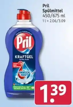 Rossmann Pril Spülmittel KRAFTGEL Angebot