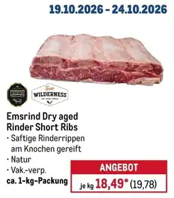 METRO Emsrind Dry aged Rinder Short Ribs Angebot