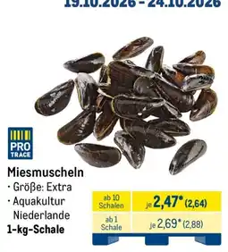 METRO PRO TRACE Miesmuscheln Angebot