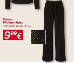 KiK Damen Wideleg-Hose mit Glitzer Angebot