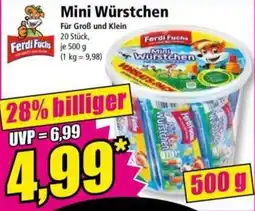 Norma Ferdi Fuchs Mini Würstchen Angebot
