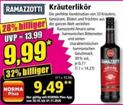 Norma Ramazzotti Kräuterlikör Angebot